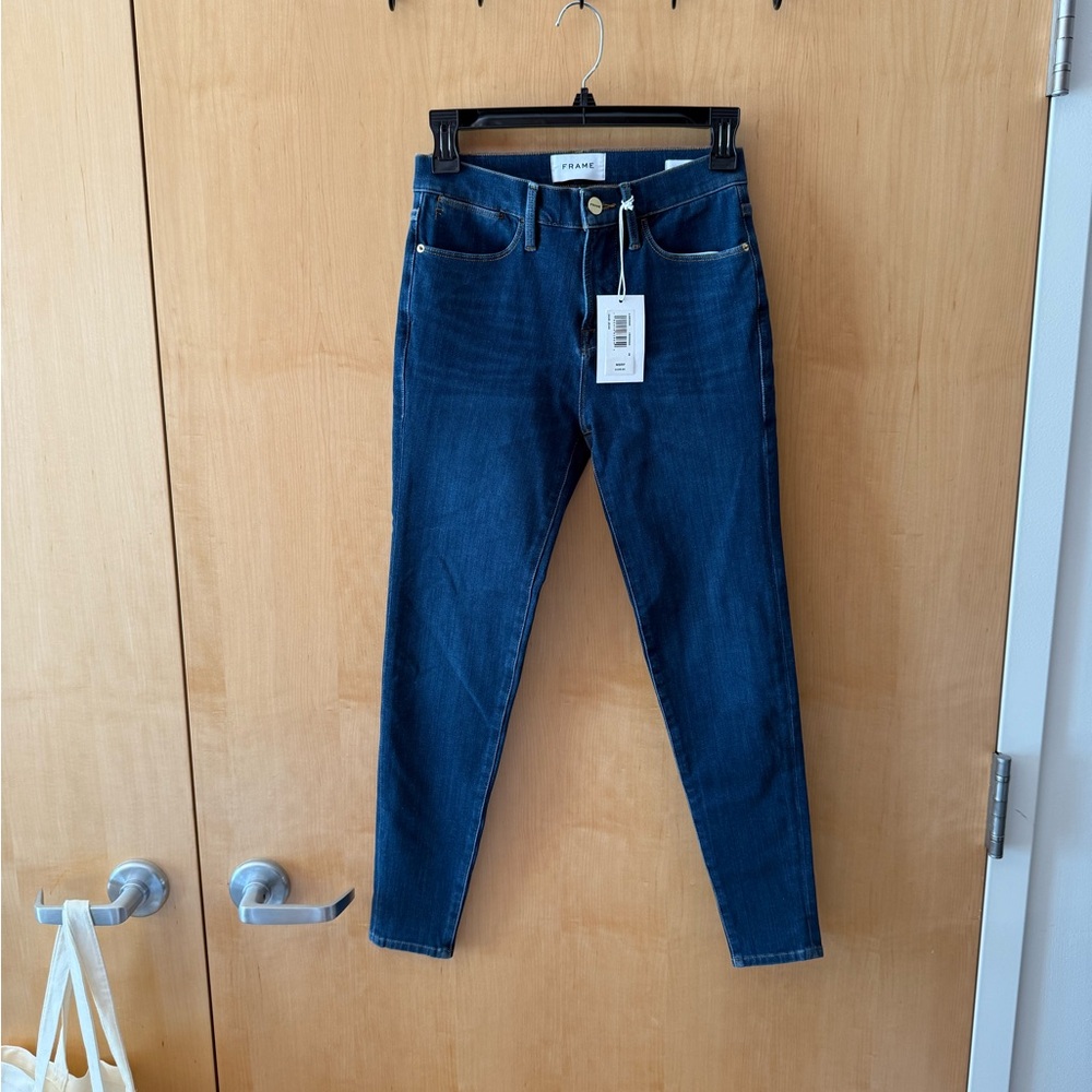 FRAME le high skinny